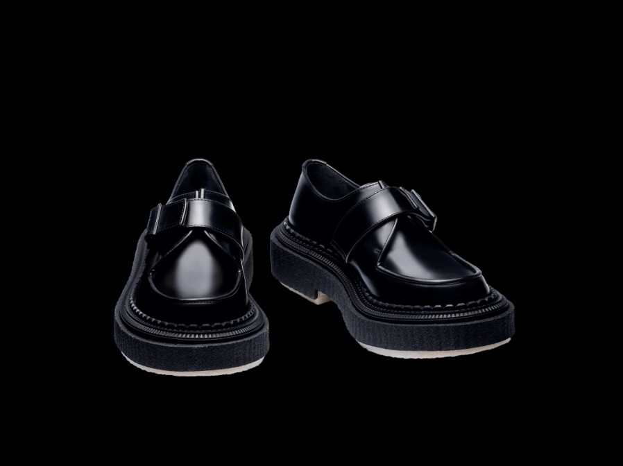 Man ADIEU | Type 136 Crepe Sole - Black